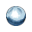 Blue Pearl — A magnificent deep blue pearl found inside a seashell.