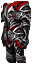 Vampirkrieger+ (grau) — Die Rüstung eines wahren Vampirkriegers verschafft dir unmenschliche Kraft. Verleiht dir mind. einen zufälligen Bonus. Item ist handelbar.