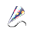 Fire Crackers — Fireworks fill the sky during a festival.(White)
