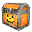 Halloween Chest — A chest with a spooky pumpkin face on the side. With a squeak that sounds like a snigger, the lid opens and reveals what's inside.