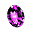 Amethyst — A popular quartz that can be found in different shades of purple. It is often used to make jewellery.