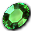 Emerald — Green gemstone with a unique finish. Can be processed into a valuable piece of jewellery.