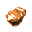 Cor Granatum (Glowing) — Orange Cor Draconis. Rank: glowing. Contains a matt Dragon Garnet of the class cut to rare.